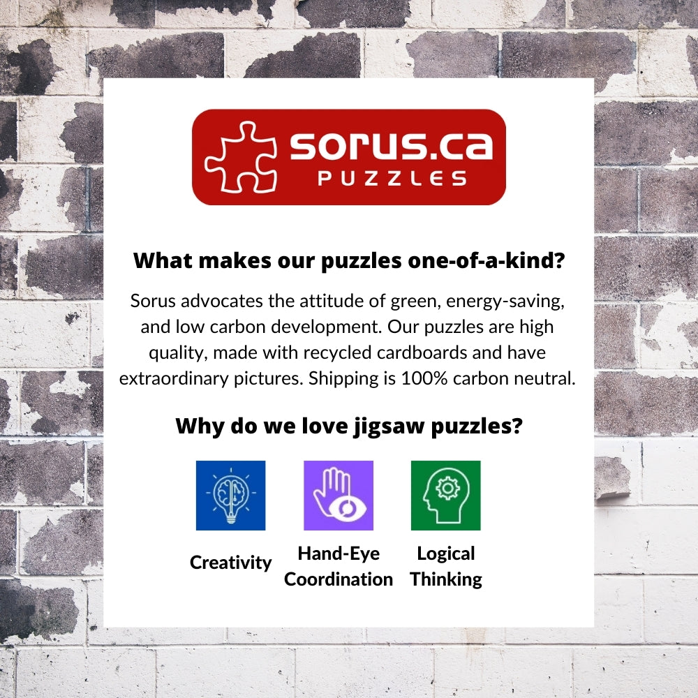 What makes Sorus Jigsaw Puzzles One-Of-A-Kind?